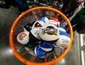 NBA team branded squeezable balls