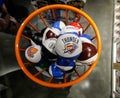 NBA team branded squeezable balls