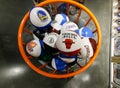 NBA team branded squeezable balls