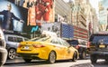 Rush hour and traffic jam in New York City Royalty Free Stock Photo