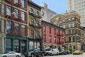 New York, old apartment buildings