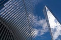 New York - One World Trade Center skyscraper in the financial district Royalty Free Stock Photo