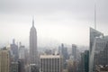 New York - Skyline from the Top of the Rock Royalty Free Stock Photo