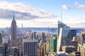 New York - Skyline from the Top of the Rock Royalty Free Stock Photo