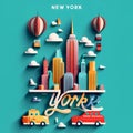 New York - A Paper Cut Out Of A City