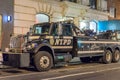 New York Police Department Heavy Duty Tow Truck Parked in Midtown Manhattan.