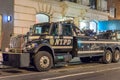 New York Police Department Heavy Duty Tow Truck Parked in Midtown Manhattan, New Yorl City