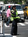 New York Police Department Officer Royalty Free Stock Photo