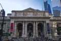 The New York Public Library Main Branch in Bryant Park, Manhattan Royalty Free Stock Photo