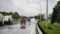 New york rain cars puddle spatter safety danger