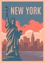 New York Retro Poster.