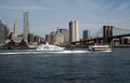 New Yorks Busy East River USA