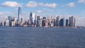 New York Seen By Boat 1 Royalty Free Stock Photo