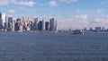 New York Seen By Boat 2 Royalty Free Stock Photo