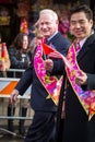 New York senator Martin J. Golden parades at the Lunar New Year Festiva