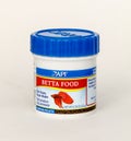 Bottle of Betta fish food