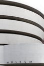 NEW YORK - SEPTEMBER 01: The Solomon R. Guggenheim Museum of mod Royalty Free Stock Photo