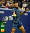 2018 US Open Champion Novak Djokovic of Serbia in action during his final match against Juan Martin del Potro