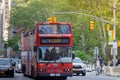 New York Sightseeing Hop on Hop off bus in Manhattan Royalty Free Stock Photo