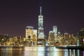 New York Sky Line at night Royalty Free Stock Photo