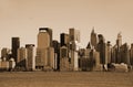 New York skyline Royalty Free Stock Photo