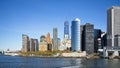 New York Skyline from the boat to Staten Island