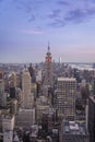 New York Skyline with Empire State Building Royalty Free Stock Photo