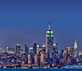 New York skyline with the Empire State Building Royalty Free Stock Photo