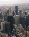 New York skyline mist Royalty Free Stock Photo