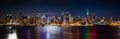 New York skyline panorama Royalty Free Stock Photo