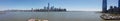 New York Skylines Panorama View Royalty Free Stock Photo