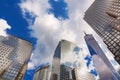 New York skyscrapers, modern office buildings in business district against blue sky view, New York city skyline, USA Royalty Free Stock Photo