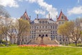 New York State capitol building in Spring Royalty Free Stock Photo