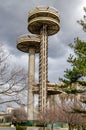 New York State Pavilion Observation Towers, Flushing-Meadows-Park, NYC Royalty Free Stock Photo