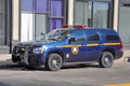 New York State Trooper Police Car in Buffalo, NY, USA Royalty Free Stock Photo