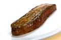 New York Steak- over plate
