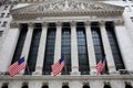 New York Stock Exchange building located on Wall St. in Lower Manhattan. New York City. USA Royalty Free Stock Photo