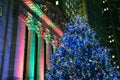 New York Stock Exchange Christmas Tree Royalty Free Stock Photo