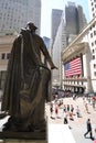 New York Stock Exchange and Federal Hall Royalty Free Stock Photo