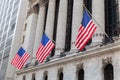 New York Stock Exchange in Manhattan, NYC Royalty Free Stock Photo