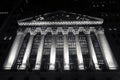 New York Stock Exchange by Night Royalty Free Stock Photo