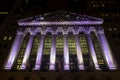 New York Stock Exchange by Night Royalty Free Stock Photo