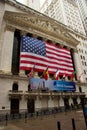 New York Stock Exchange on Wall Street Royalty Free Stock Photo