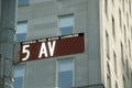 New York Street Sign Royalty Free Stock Photo