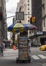 New York Street Vendor Royalty Free Stock Photo