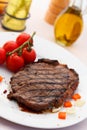 New York Strip Steak with Vegetables Royalty Free Stock Photo