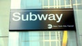 New York Subway Royalty Free Stock Photo