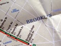 New York subway map Royalty Free Stock Photo