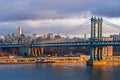 New York Sunrise on Manhatten Bridge
