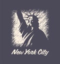 New york t-shirt and apparel vector design, print, typography Royalty Free Stock Photo